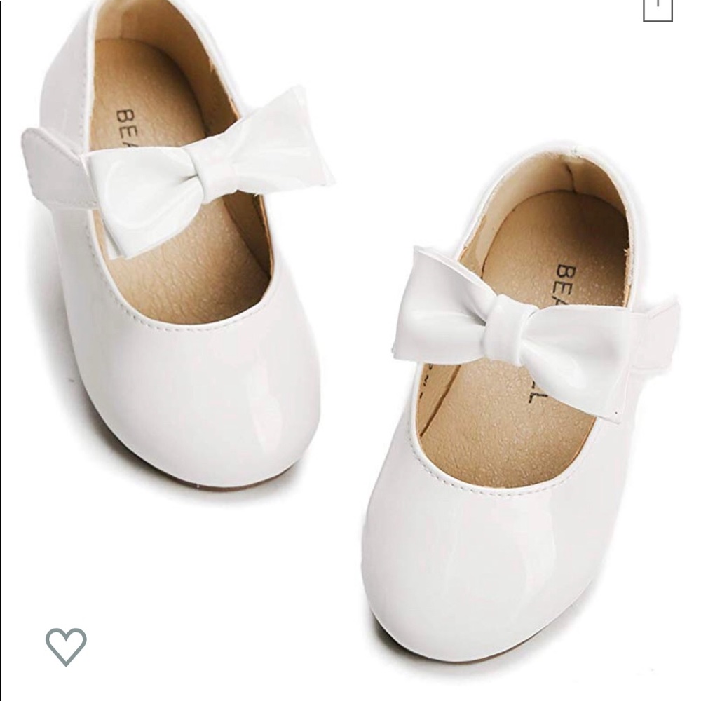 Girls White Dress Shoes Size 11